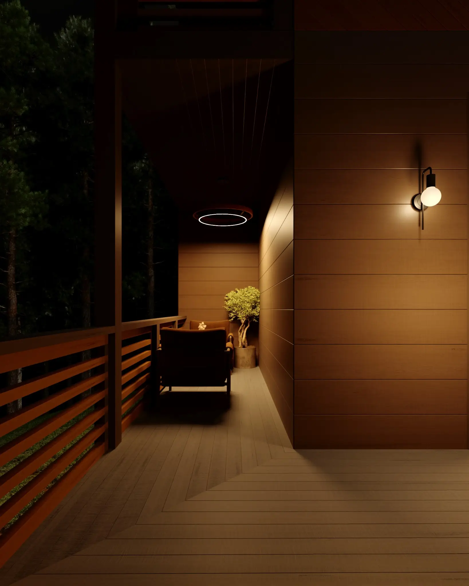 Terrace — night view 2